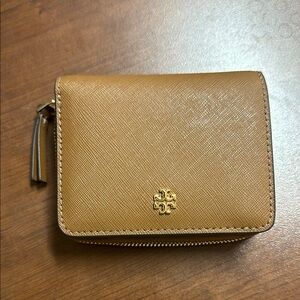 Brown Tory Burch Wallet